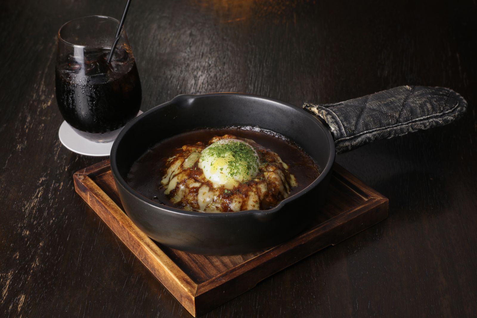 スキレットのチーズカレー