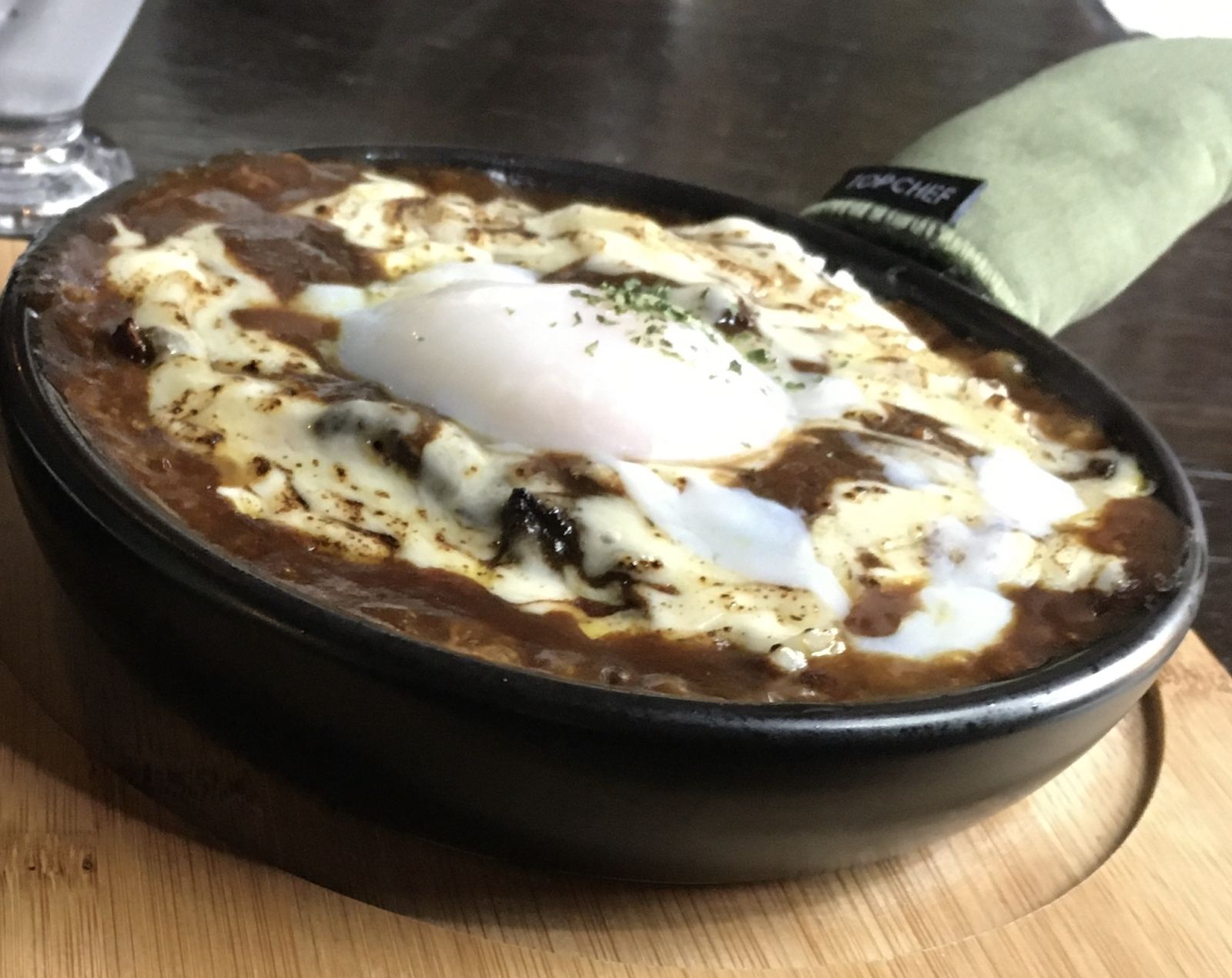 雪景色を見ながらグツグツカレーを♪